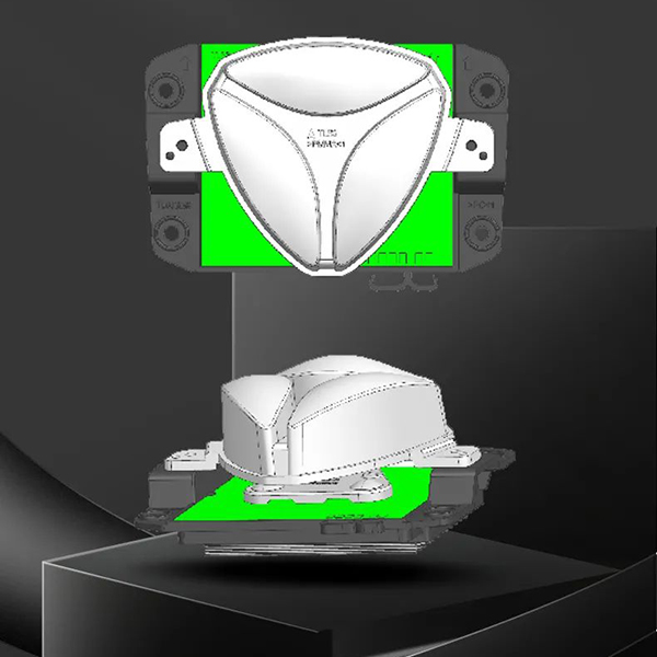 Clover lens headlamp